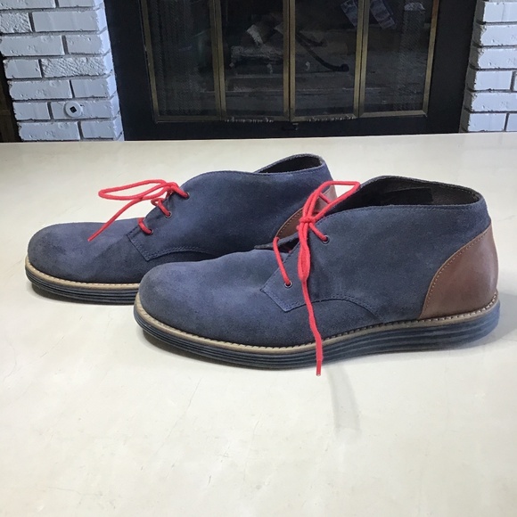 Made of Norway, Moelv Size 41 Blue Suede Walking Shoes - Picture 1 of 7